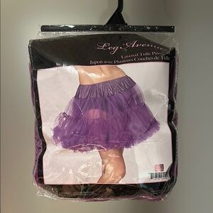 Leg Avenue Purple Layered Tulle Petticoat